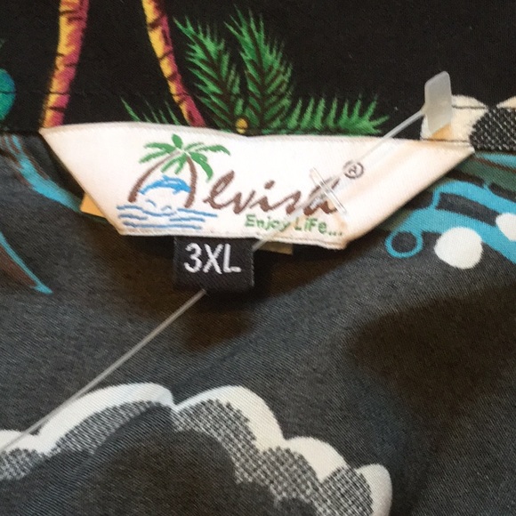 🌴NWOT Just Too Awesome Size 3 XLarge Hawaiian Shirt 🌴 - Picture 9 of 9